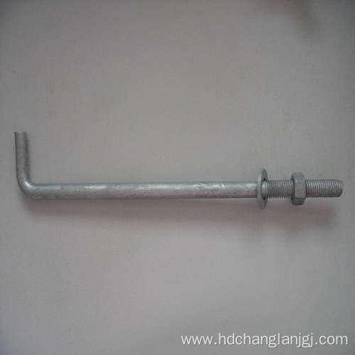 Hot Dip Galvanized L Anchor Bolts